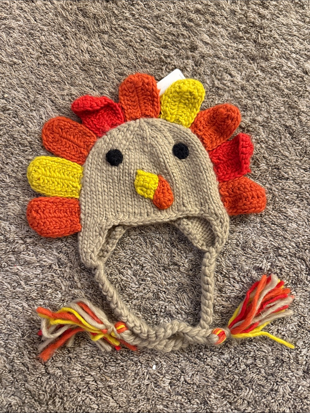 Huggulugs turkey knit hat